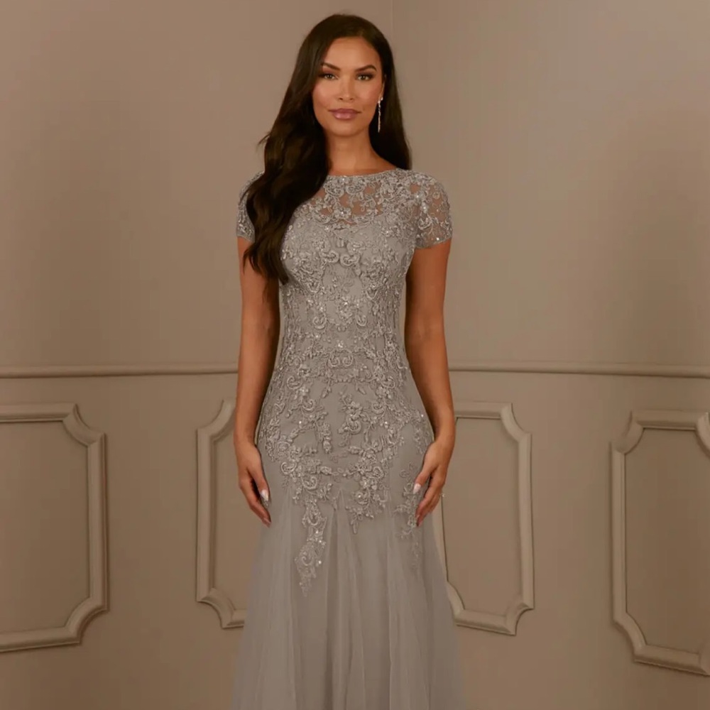 Azazie Laurie Mother of the Bride Dress Taupe